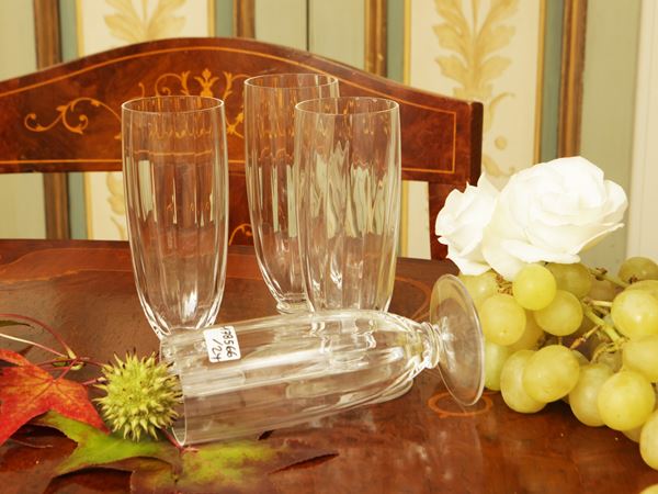 Series of twenty-four crystal flutes