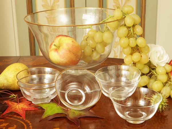 Series of twelve crystal ice cream cups