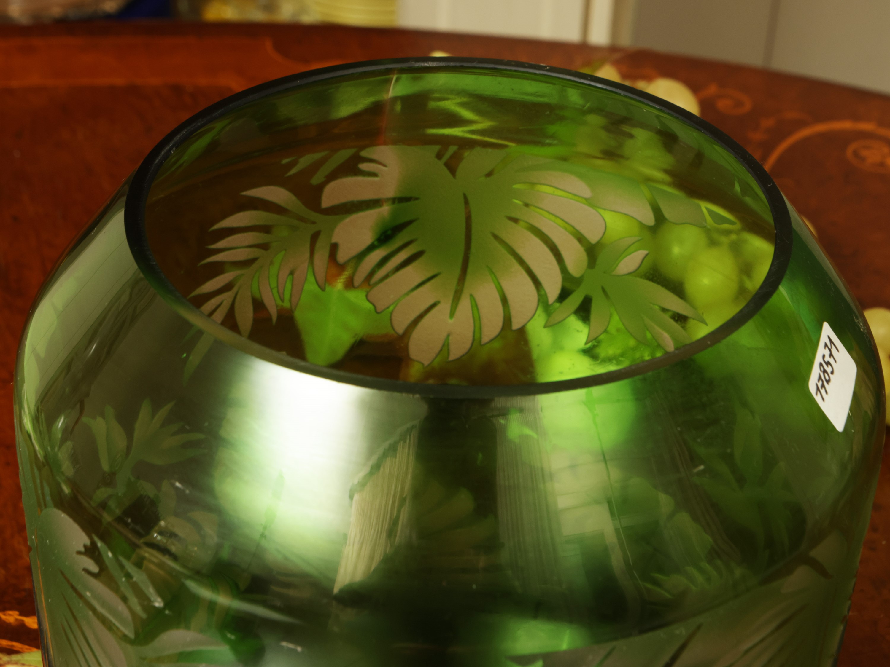 Vaso in Vetro Verde