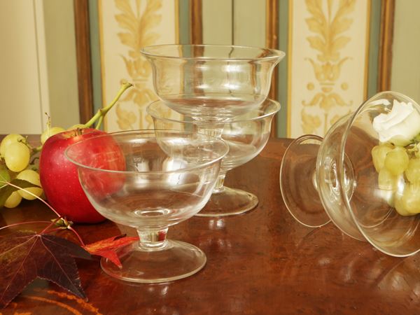 Series of twenty-four ice cream or fruit salad cups
