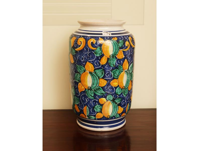Vaso da Fiori in Terracotta Smaltata