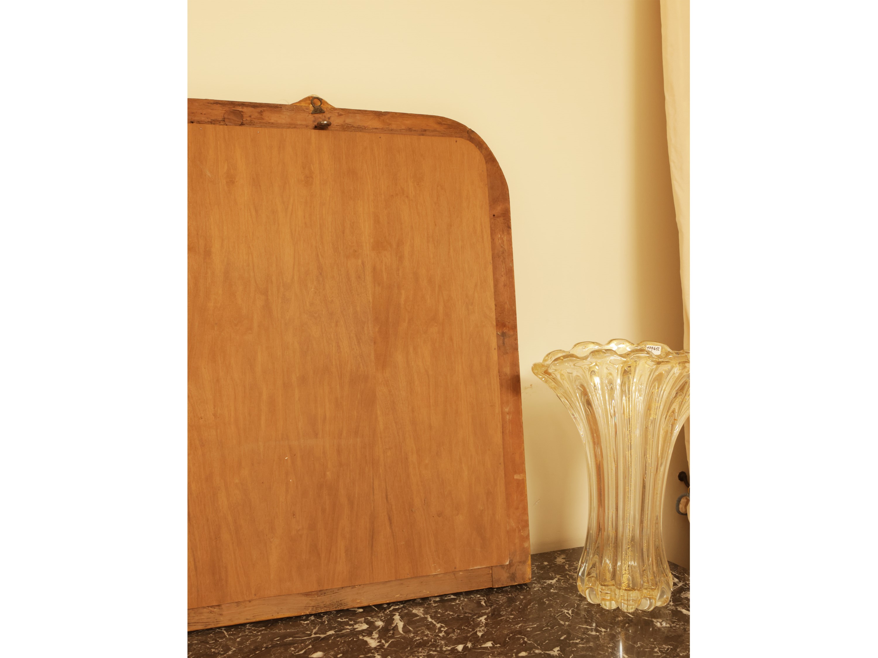Specchiera con Cornice in Legno e Pastiglia Dorata