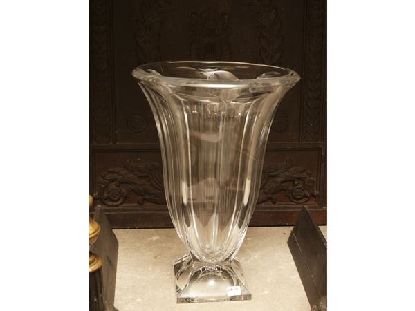 Crystal flower vase