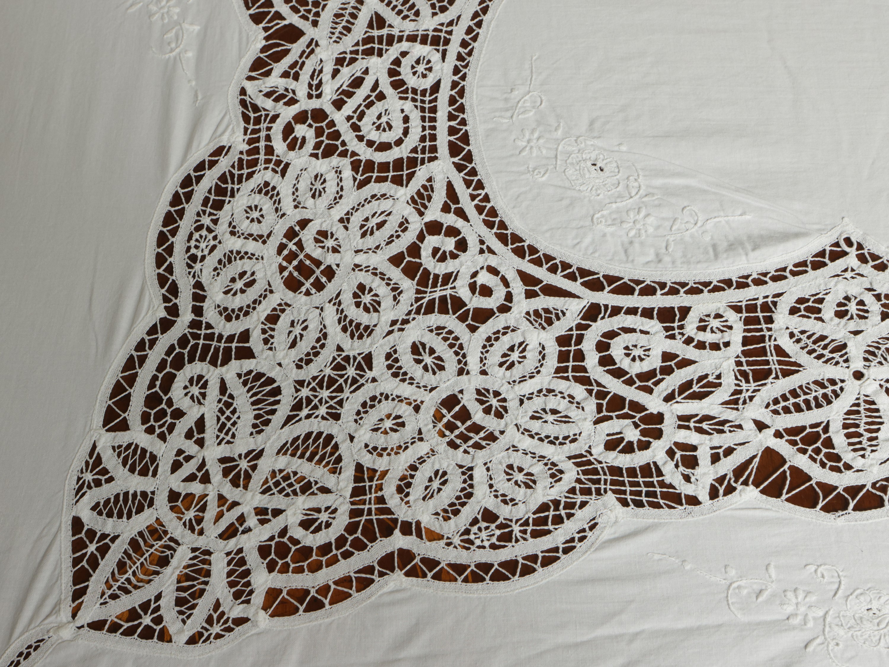 Grande Tovaglia in Cotone Bianco