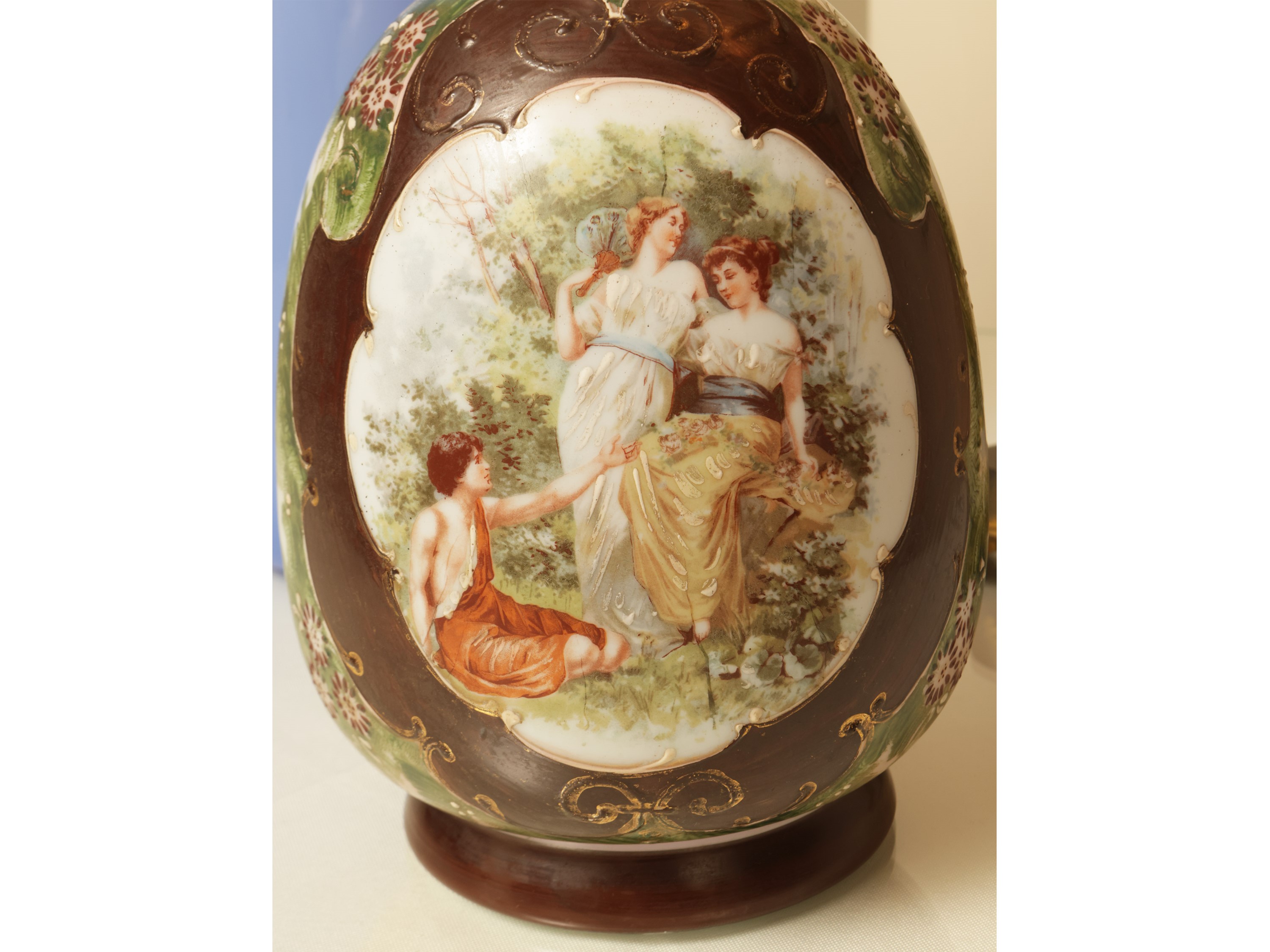 Vaso a Bulbo in Vetro Opaline
