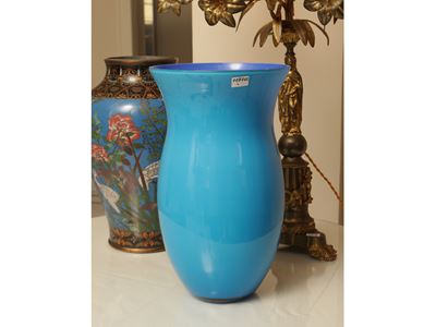 Vaso in Vetro Incamiciato, Nason e Moretti Murano