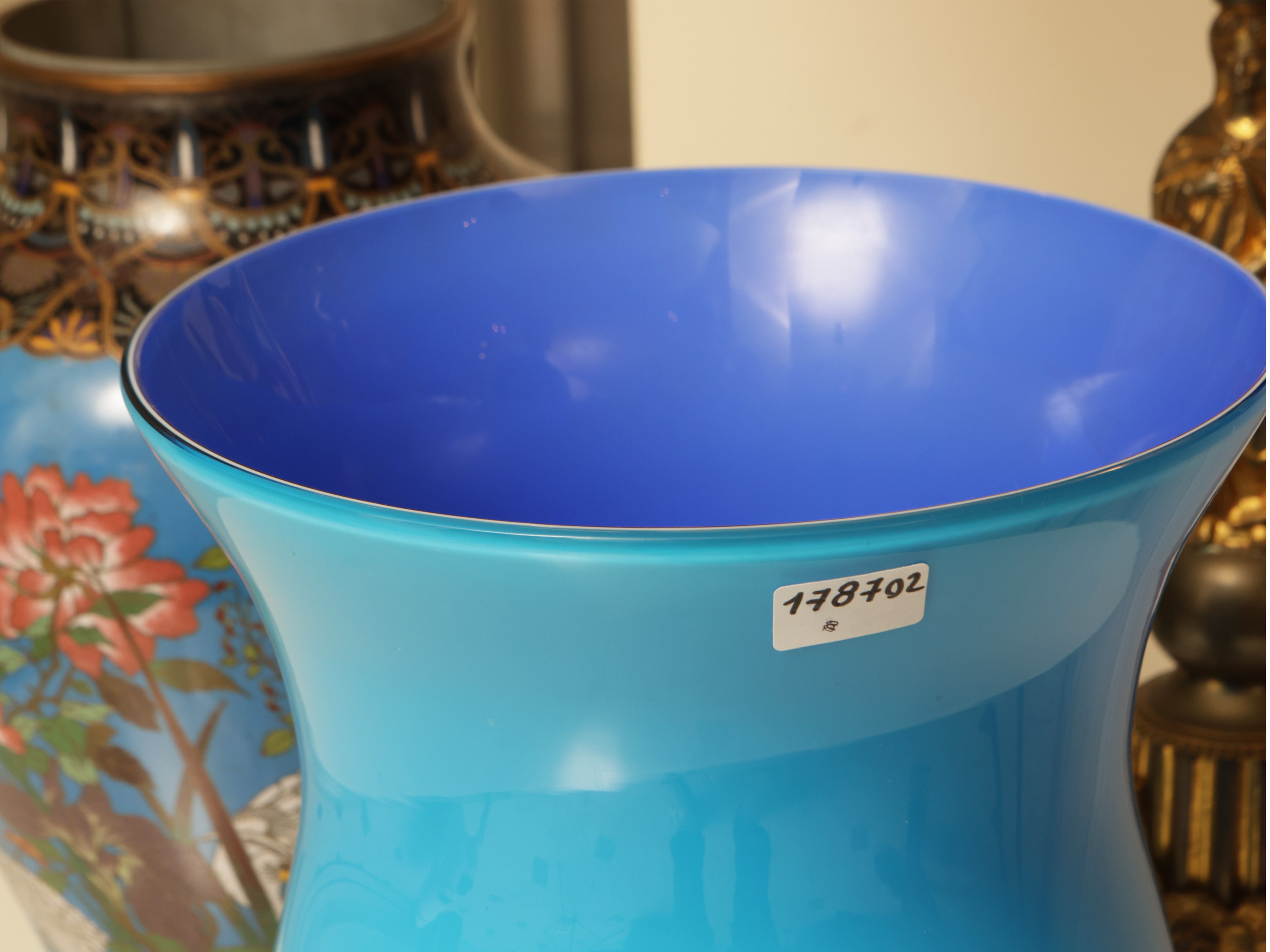 Vaso in Vetro Incamiciato, Nason e Moretti Murano