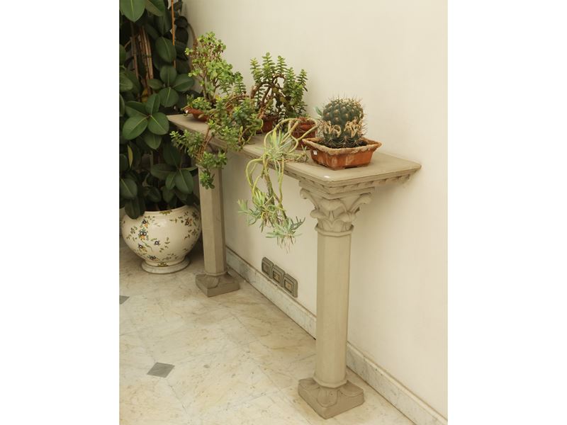 Console Ornamentale in Pietra Serena