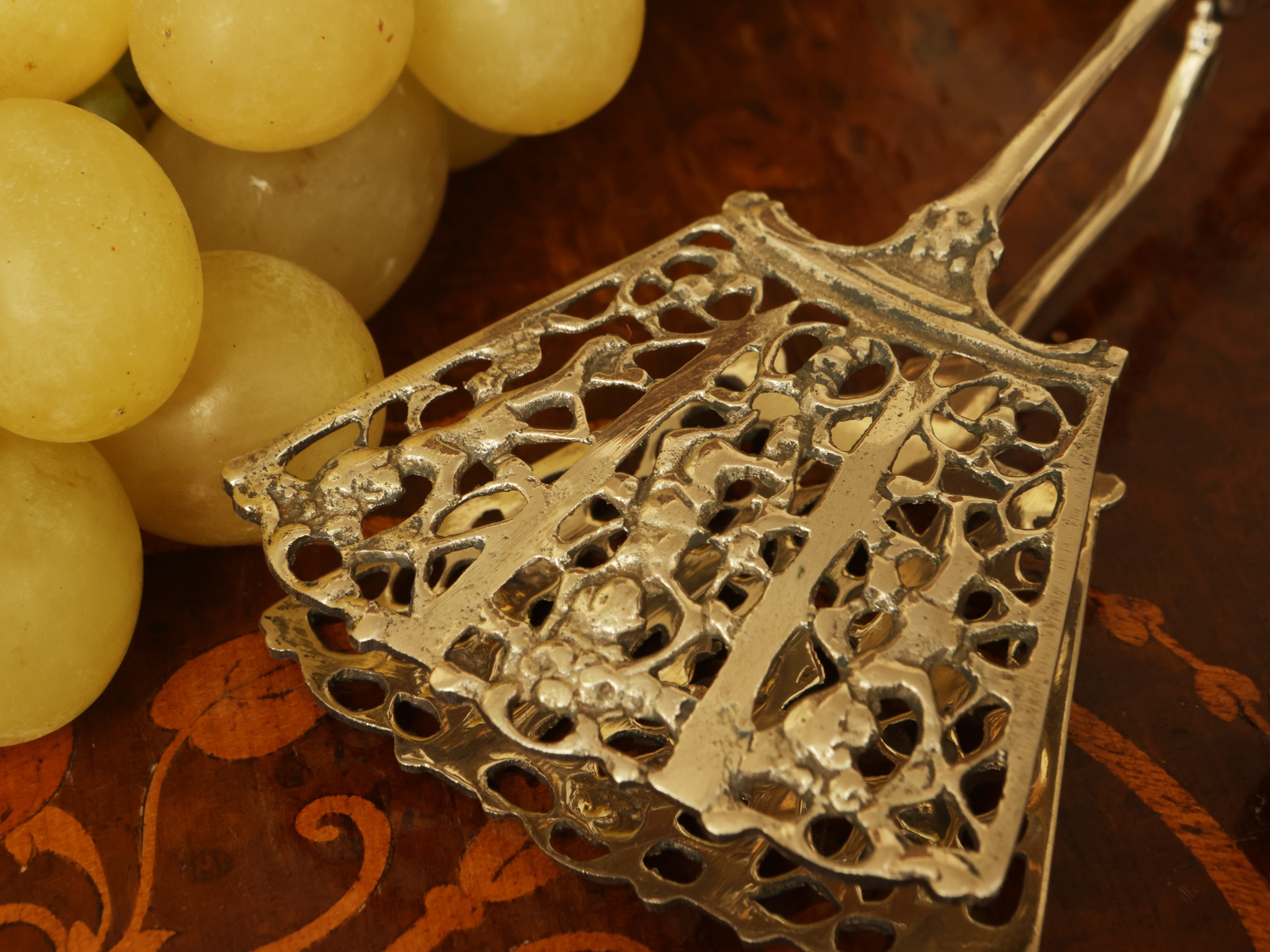 Set di posate da dolce in argento