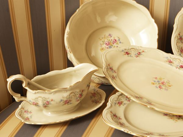 German porcelain dinner service