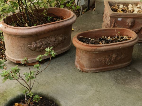 Assortimento di vasi in terracotta