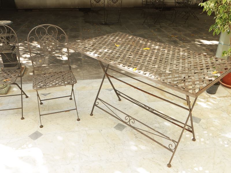 Tavolo da Giardino in Ferro