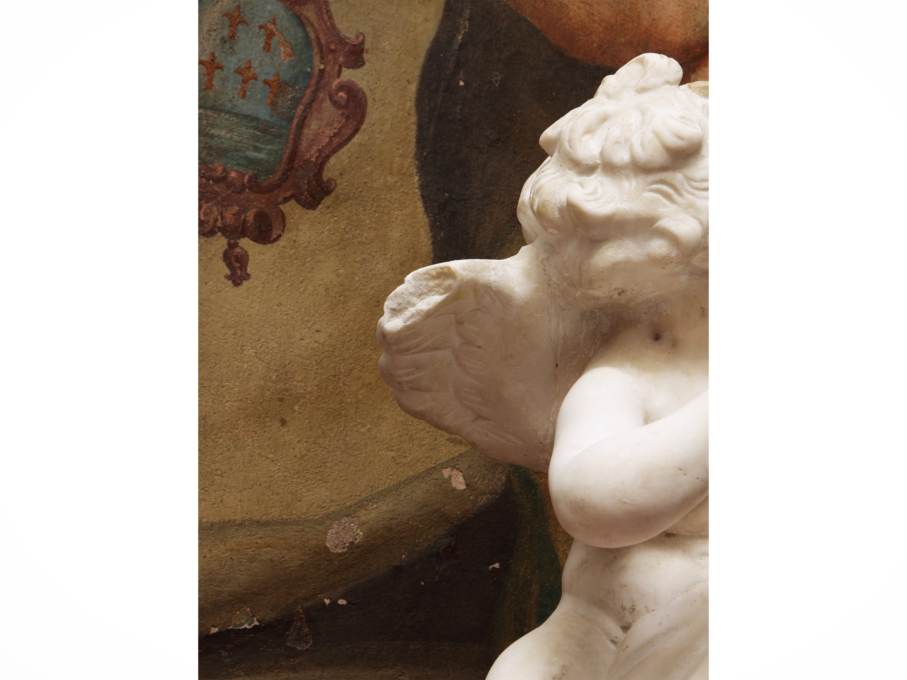 Cupido in Marmo Bianco