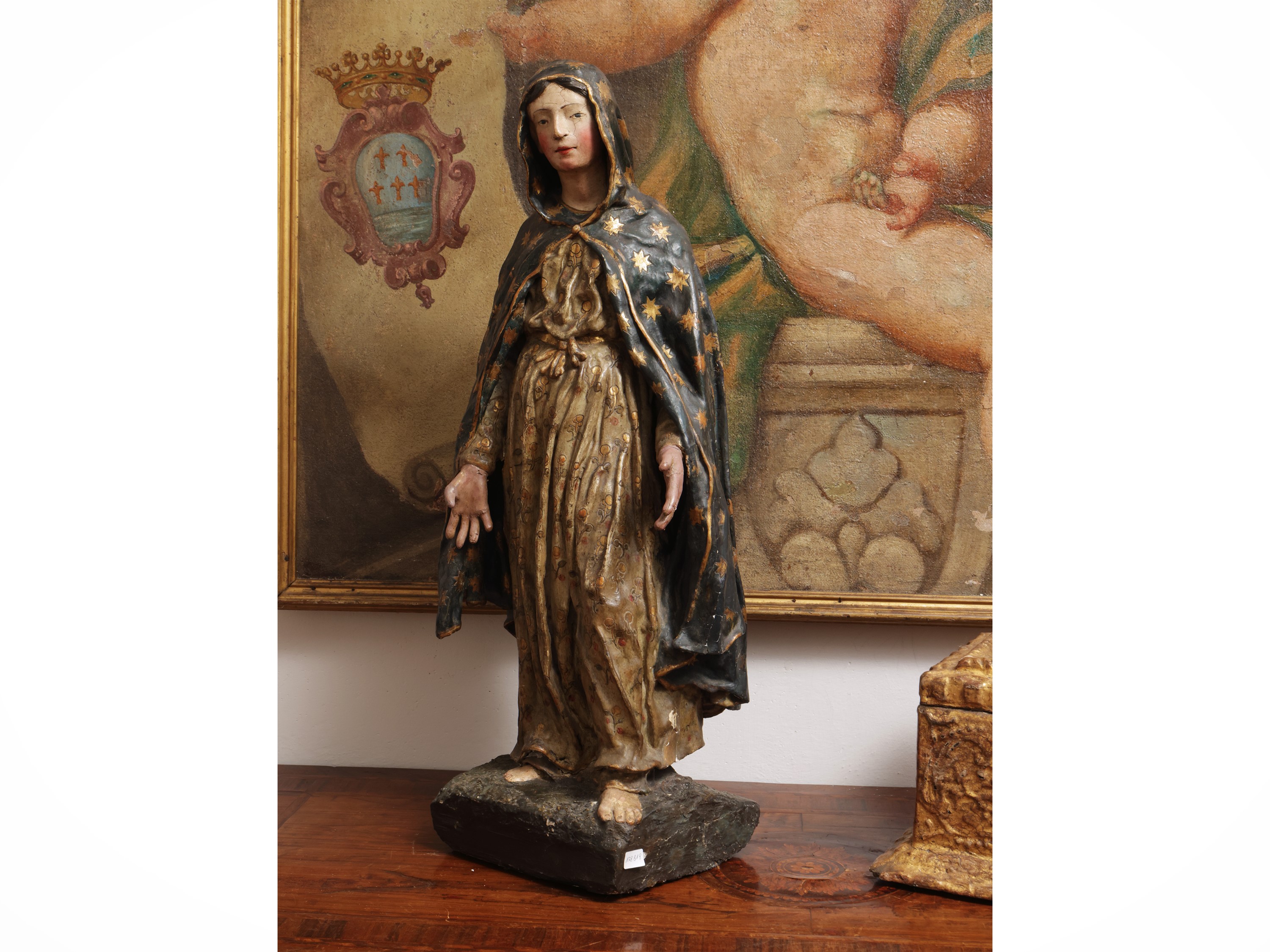 Scuola Spagnola del XVIII Secolo - Madonna di Guadalupe