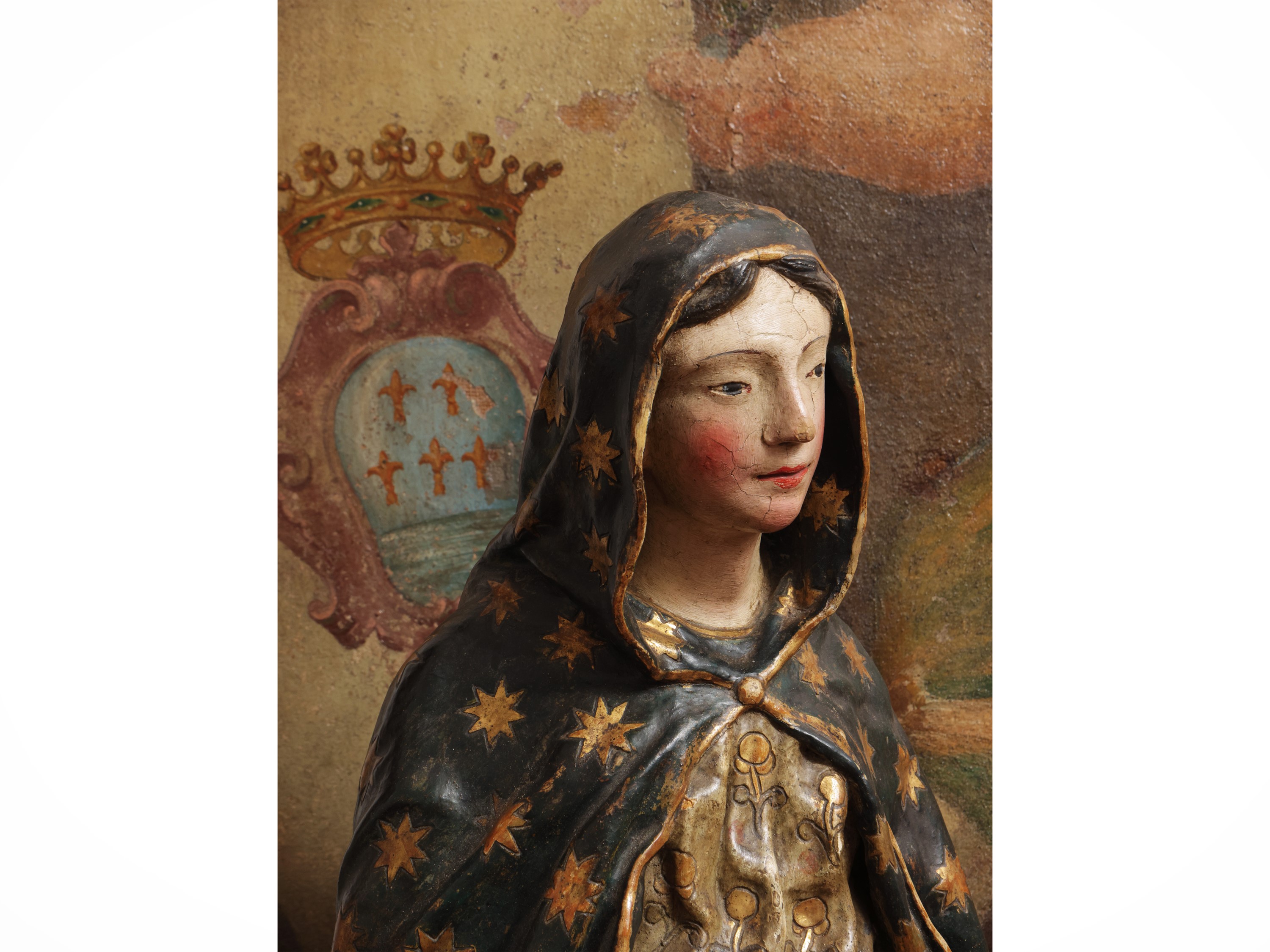 Scuola Spagnola del XVIII Secolo - Madonna di Guadalupe