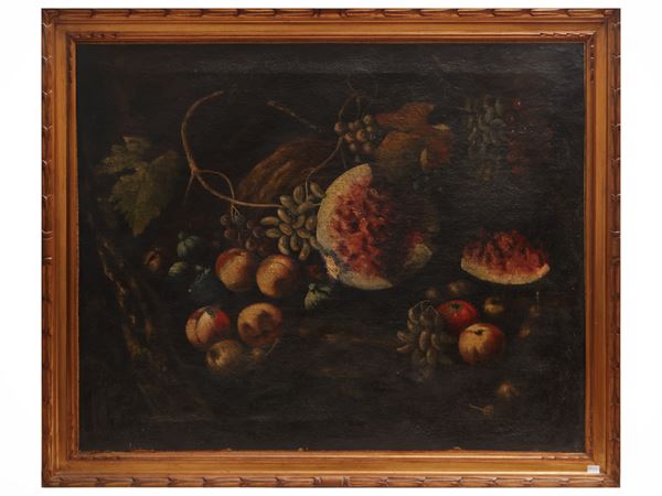Scuola napoletana del XVIII secolo - Triumph of fruit