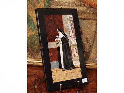 Placca in commesso di pietre dure, Santa Rita