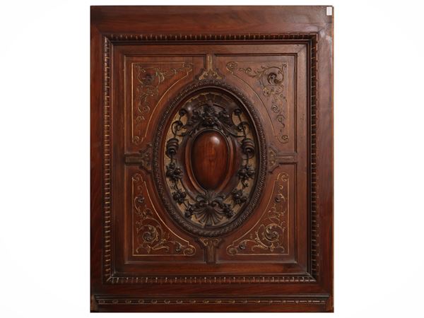 Intagliatore fiorentino della seconda metà del XIX secolo - Walnut panel