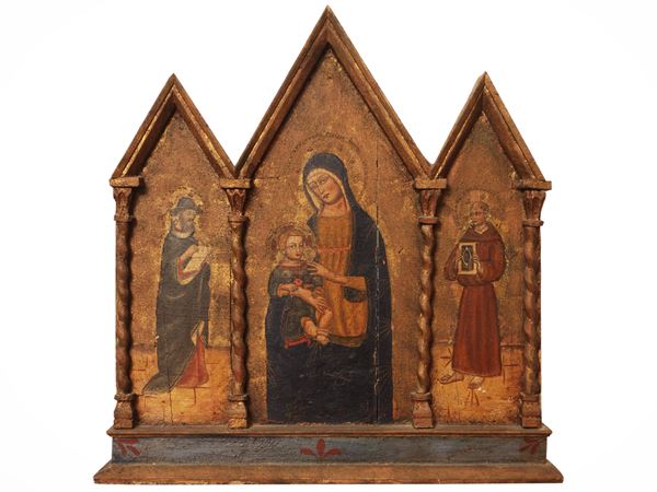 Madonna with Child and Saints Bonaventure and Bernardino of Siena