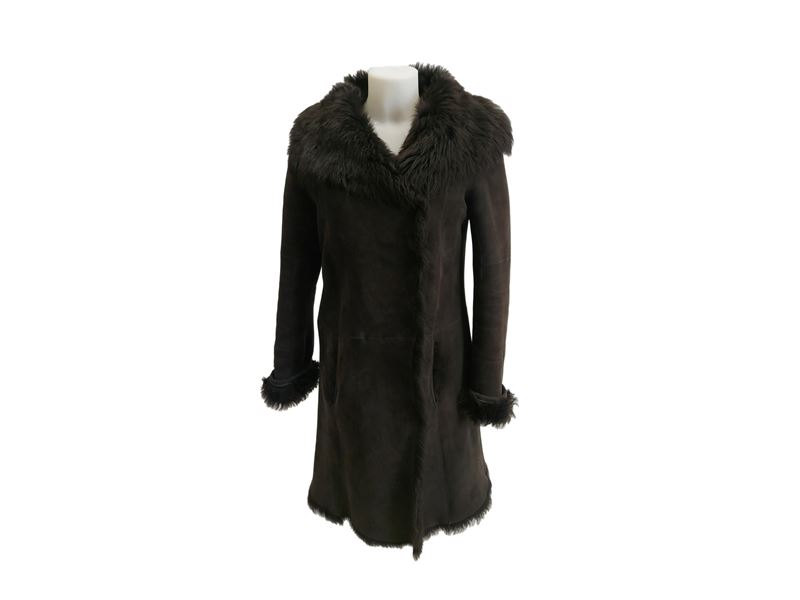 Joseph, Shearling marrone, tg 40