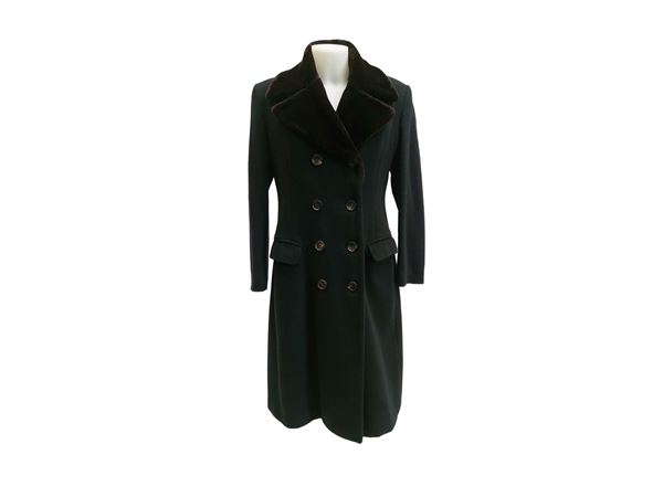 New York Industrie - Cappotto in panno nero