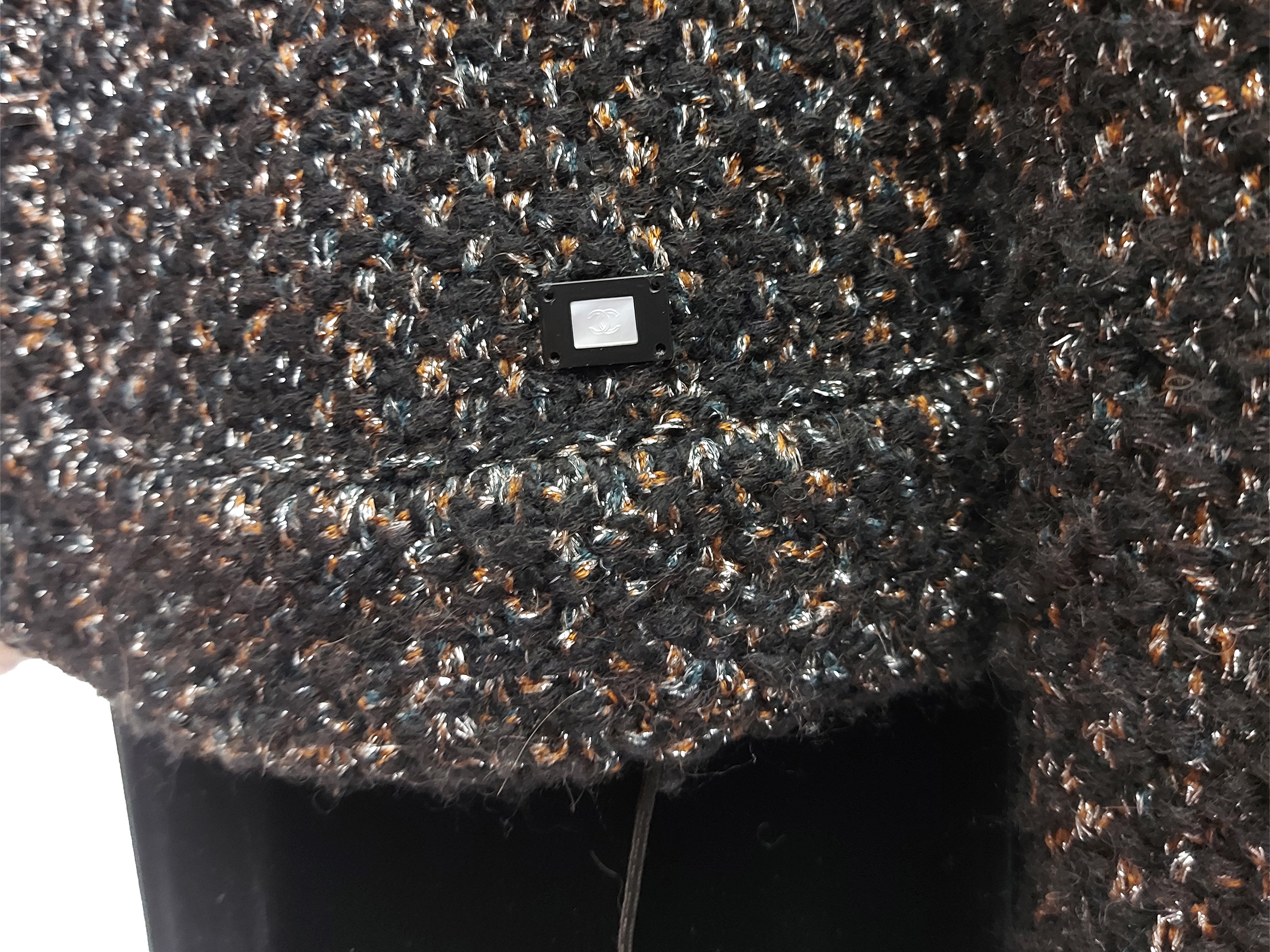 Chanel - Giacca in alpaca e lana nera