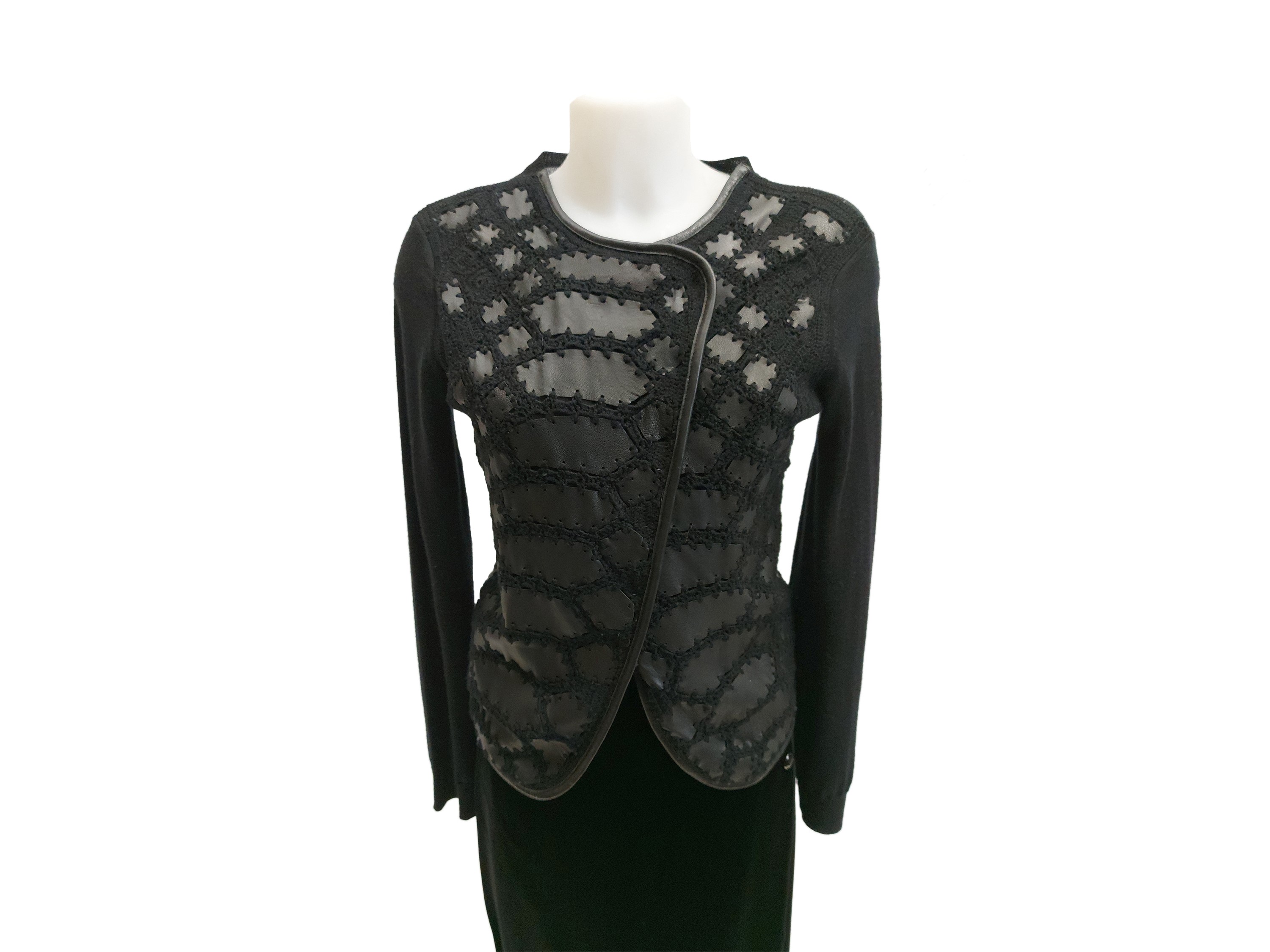 Giorgio Armani - Cardigan in lana nera