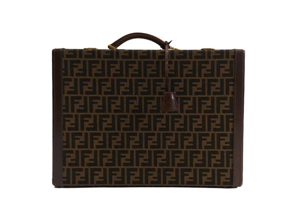 Fendi - Rigid 24-hour briefcase