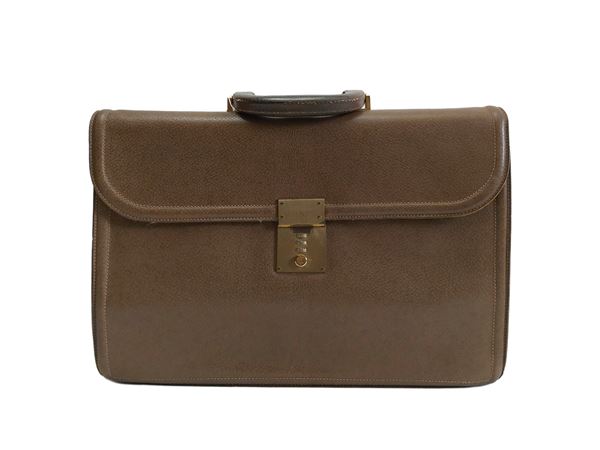Gucci - Light brown pigskin work bag
