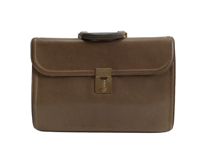 Gucci - Borsa da Lavoro in Pelle di Cinghiale Marrone Chiaro