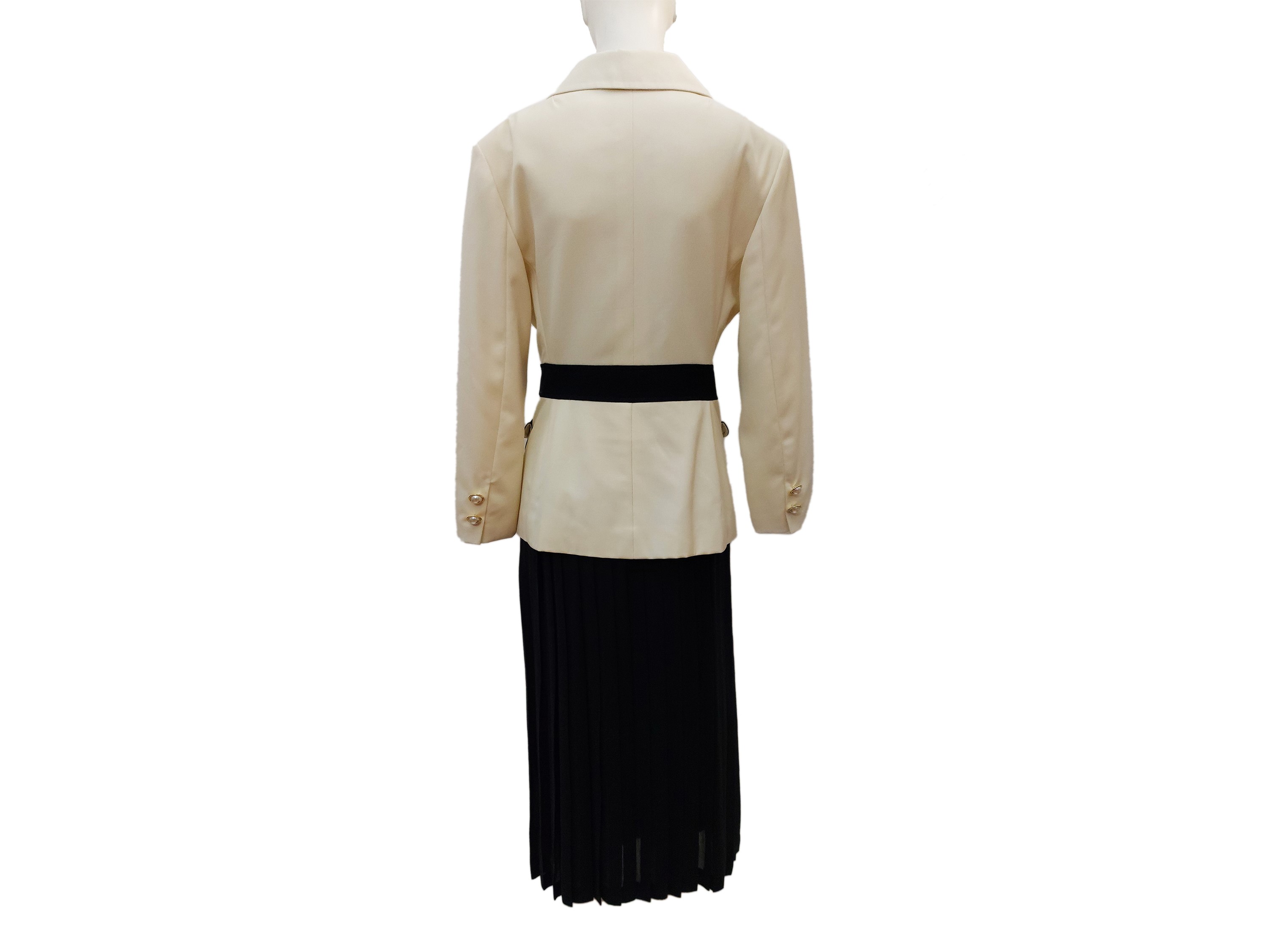 Completo in Cotone Bianco e Blu