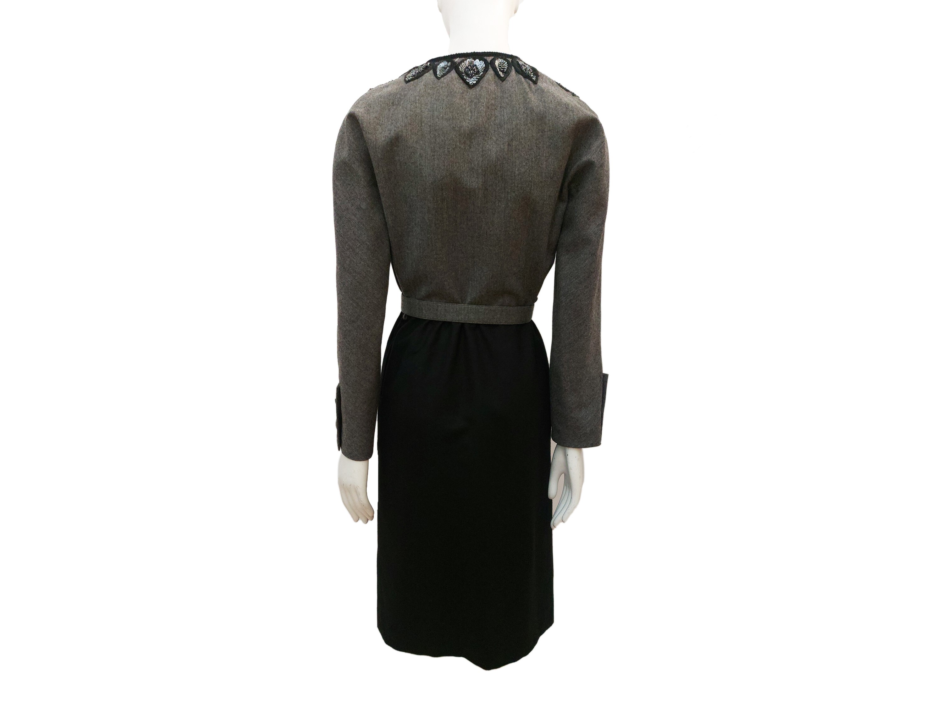 Abito Sartoriale in Lana Grigio e Nero