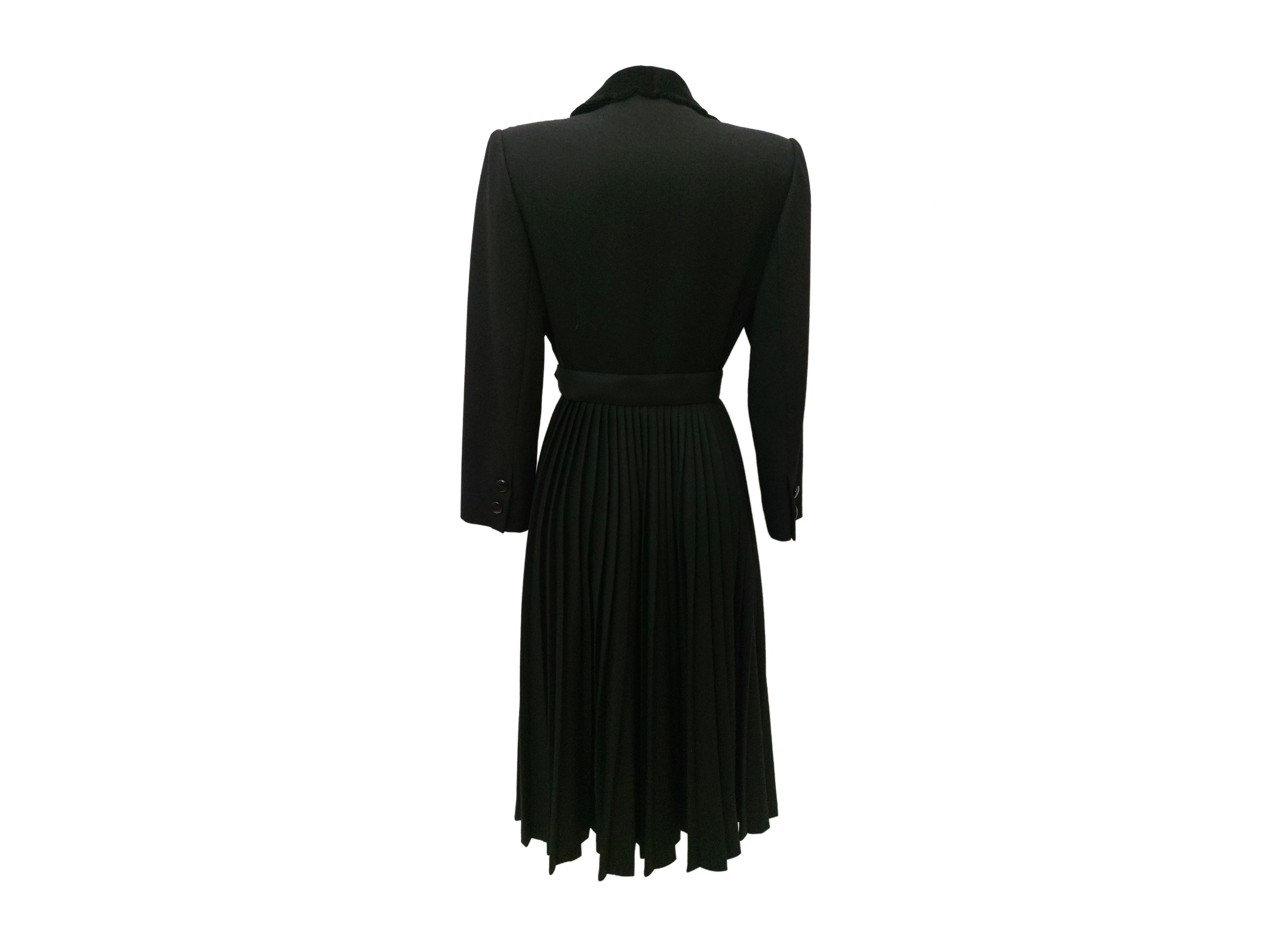 Robe Manteau Sartoriale in Lana Nero