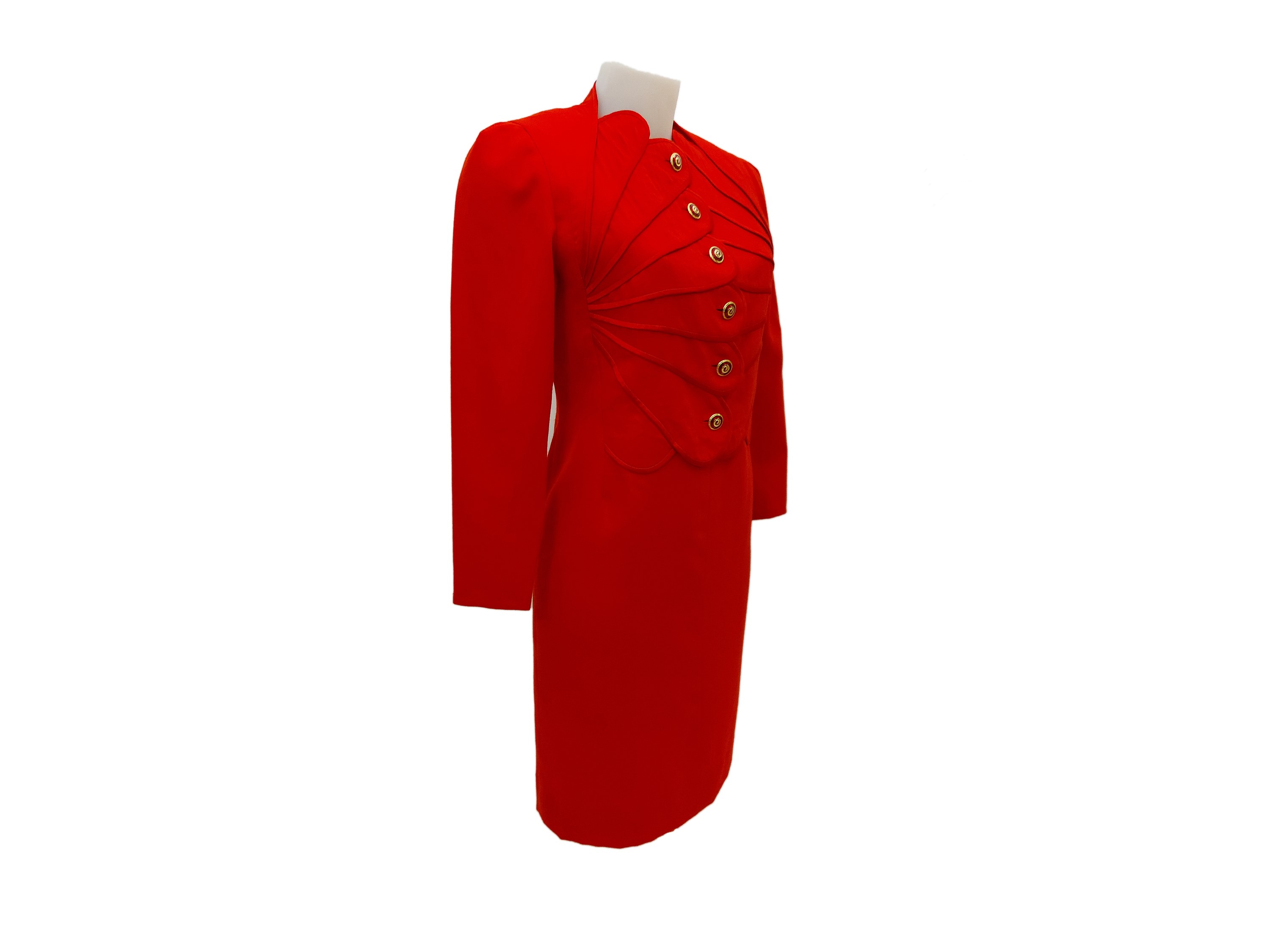 Abito Sartoriale in Lana Rossa