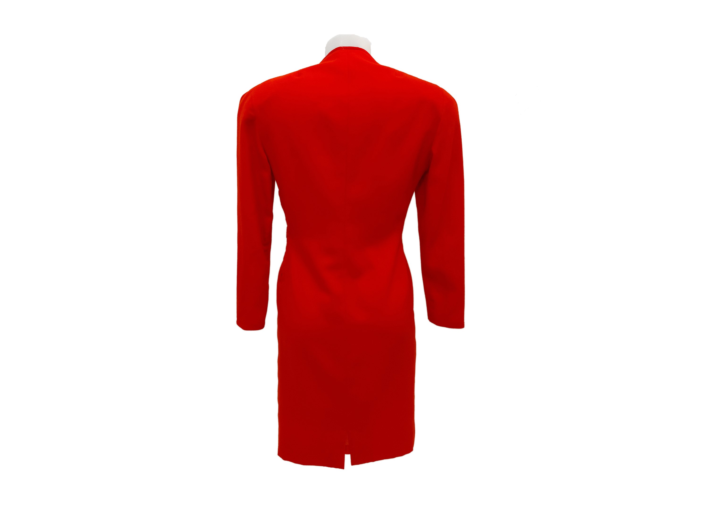 Abito Sartoriale in Lana Rossa