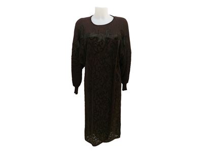 Abito in Maglia Bronzo e Lurex