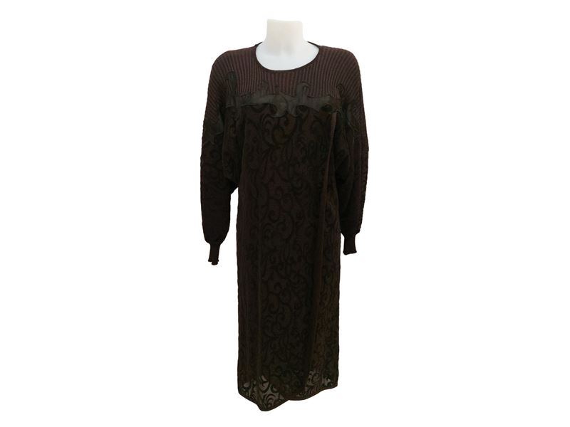 Abito in Maglia Bronzo e Lurex