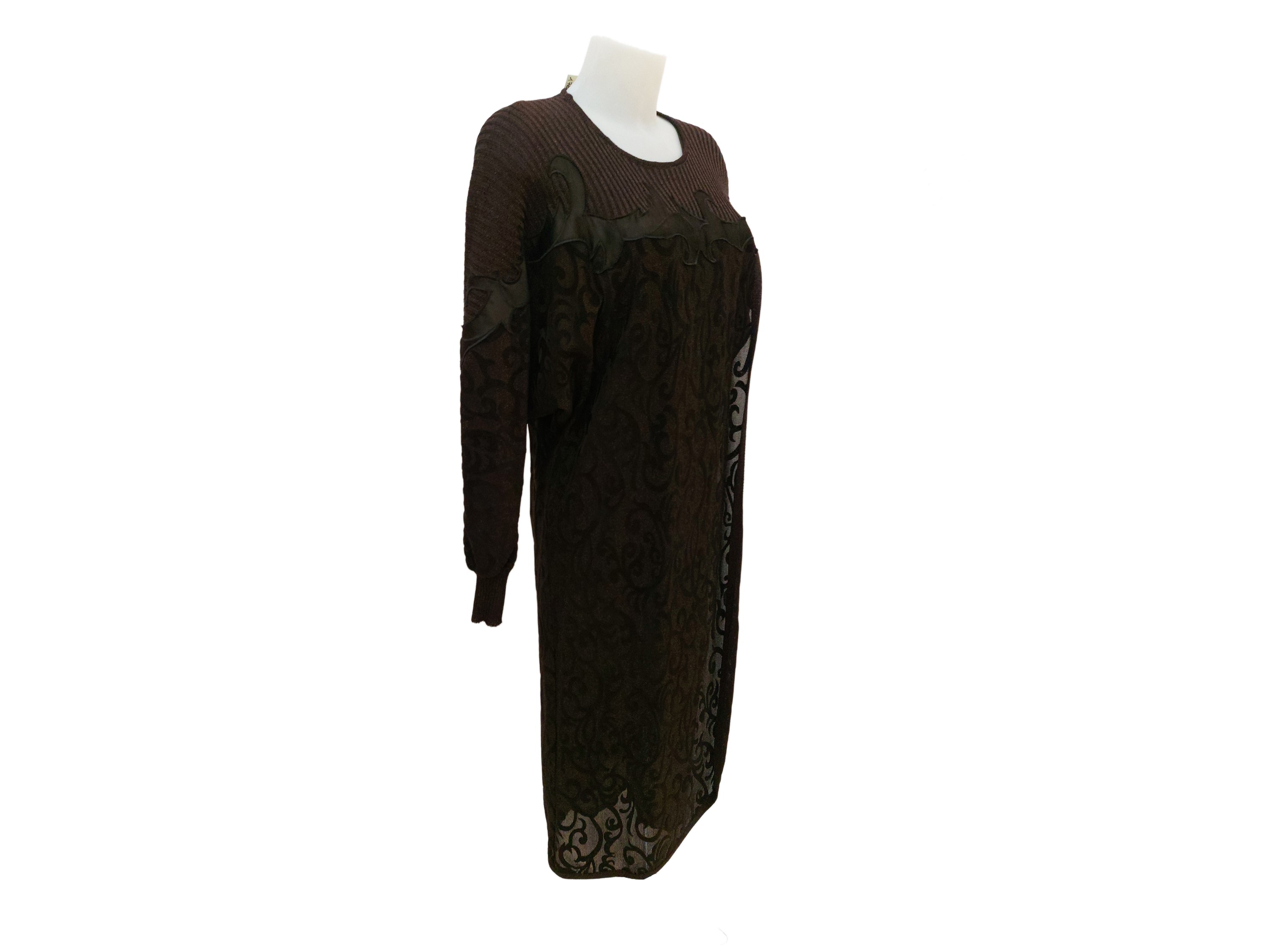 Abito in Maglia Bronzo e Lurex