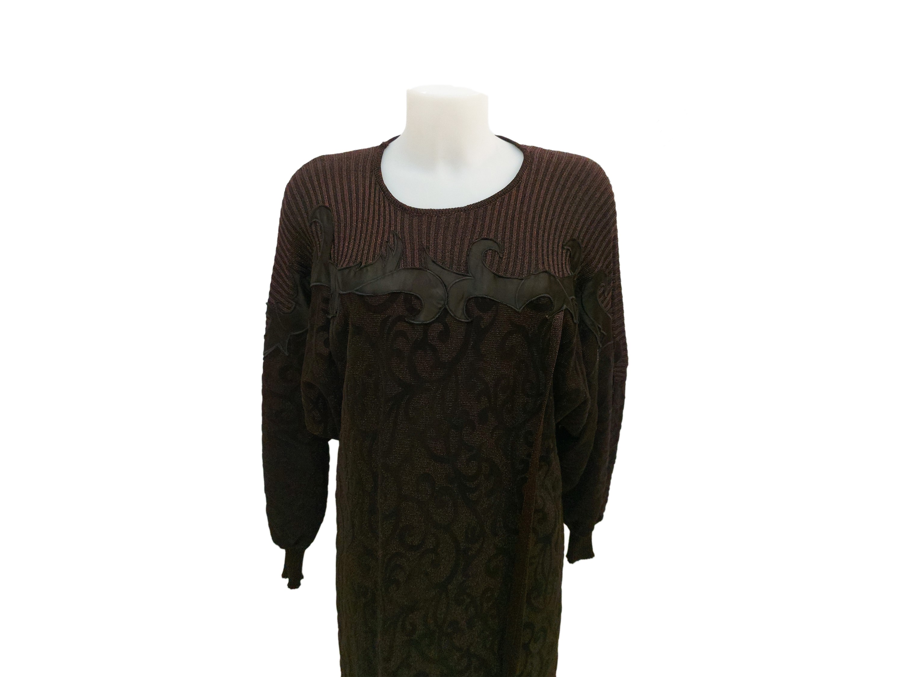 Abito in Maglia Bronzo e Lurex