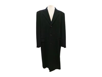 Loro Piana - Cappotto Nero in Lana e Cashmere da Uomo