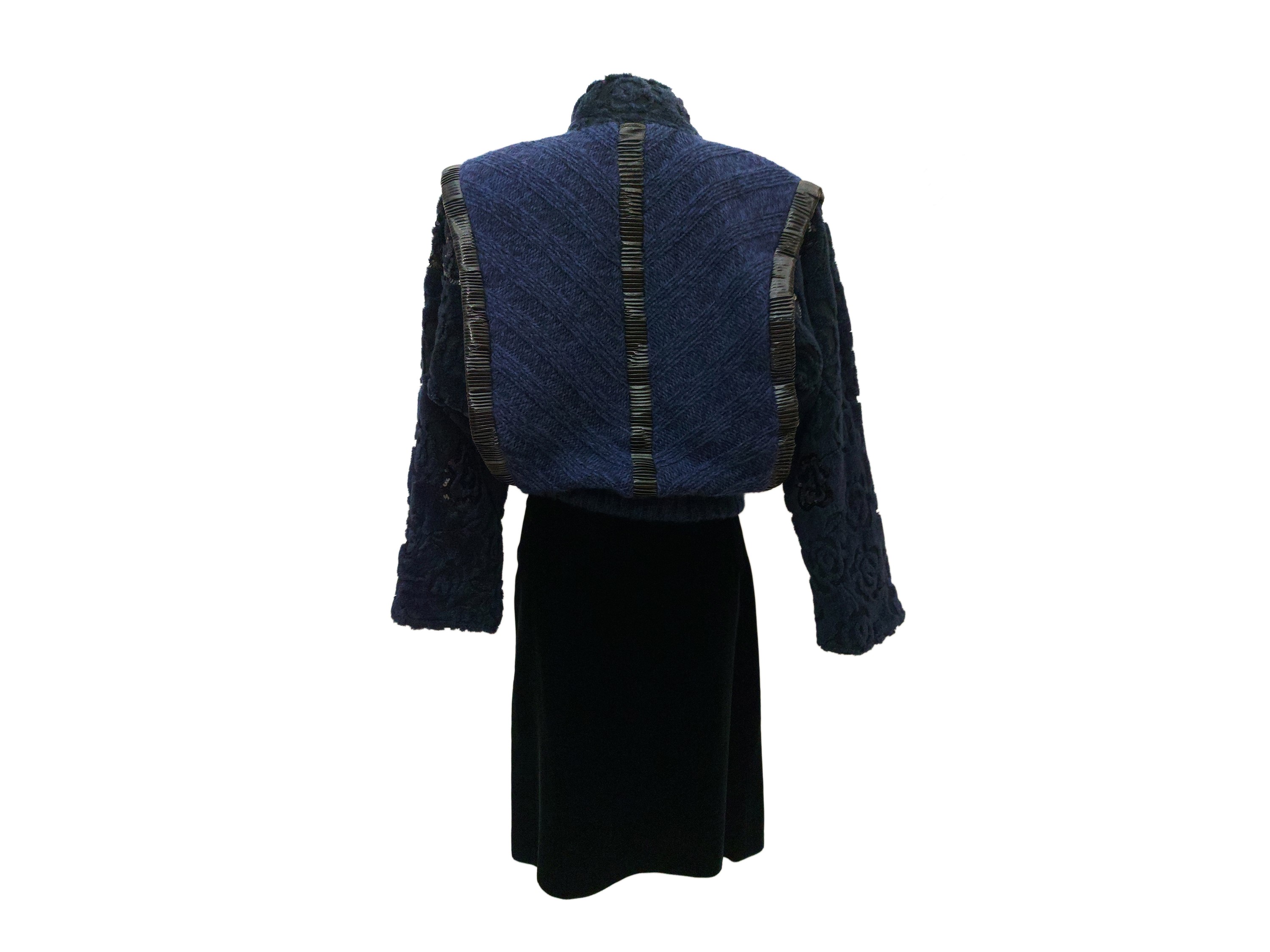Giusi Slaviero - Giacca in Maglia Blu