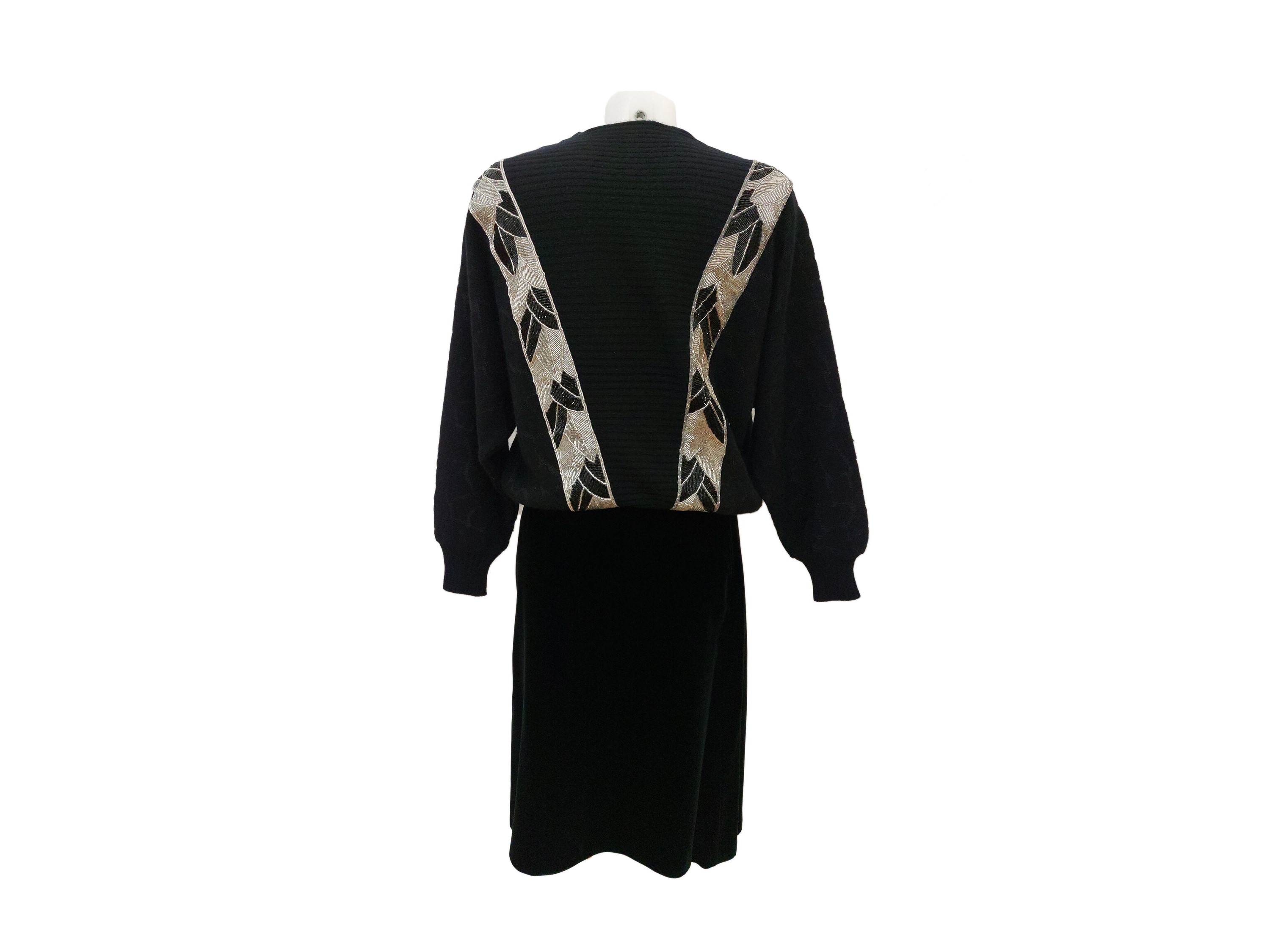 Cardigan in Lana e Angora Nera