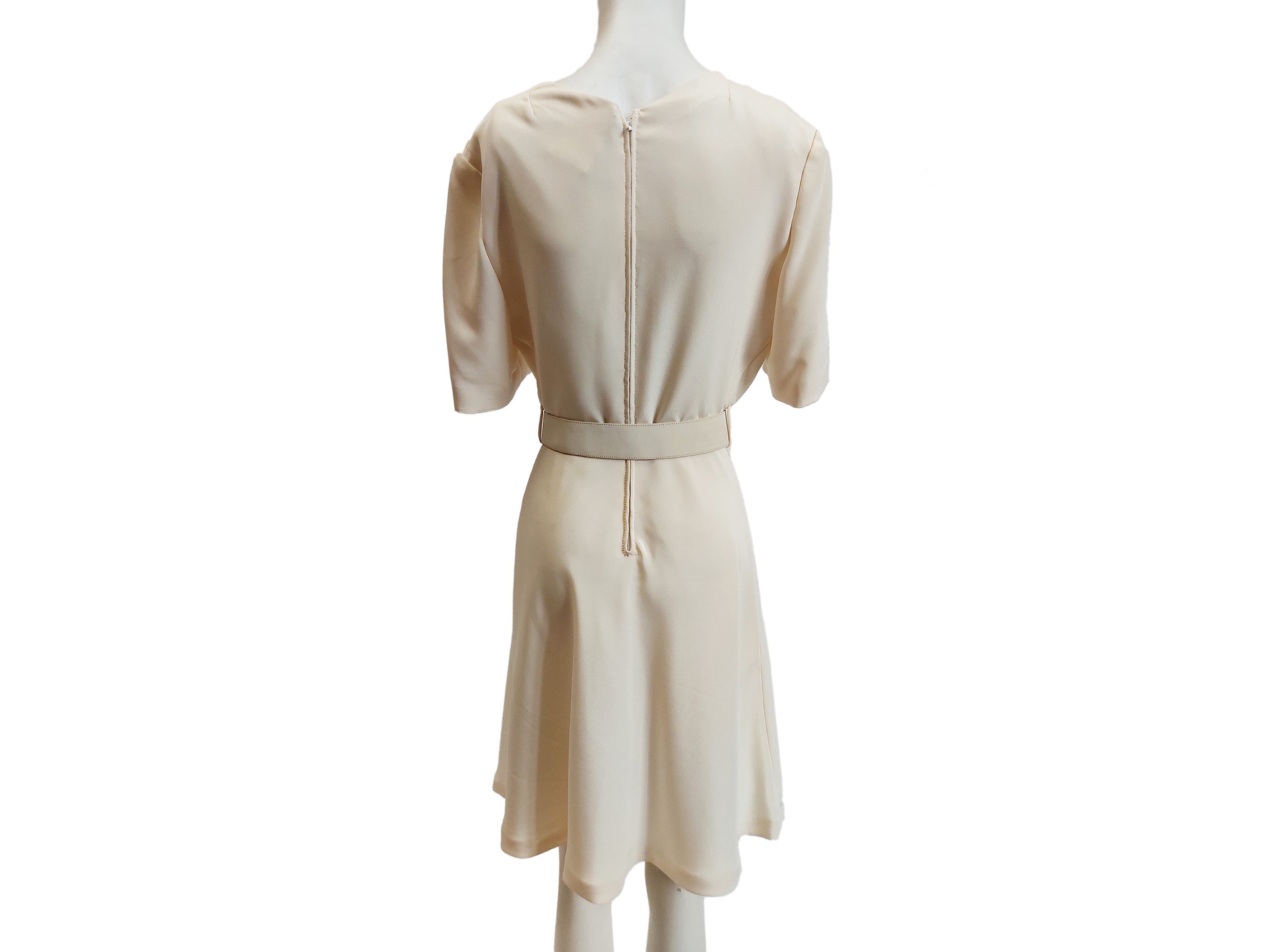 Abito sartoriale in lana bianco