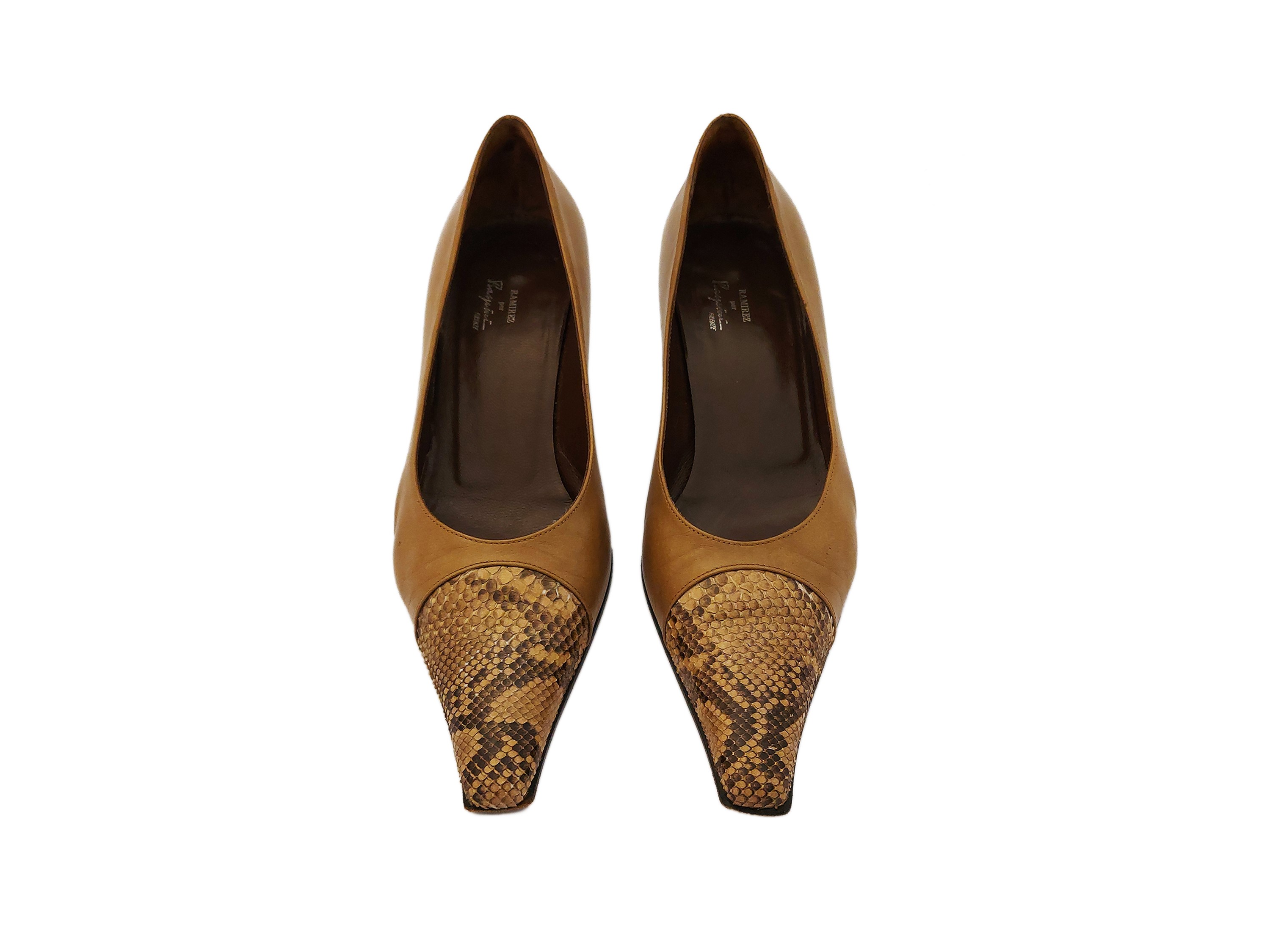 Ramirez per Raspini, Firenze - Decolleté in pelle nocciola