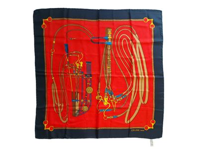 Céline, Foulard in seta con motivo di briglie