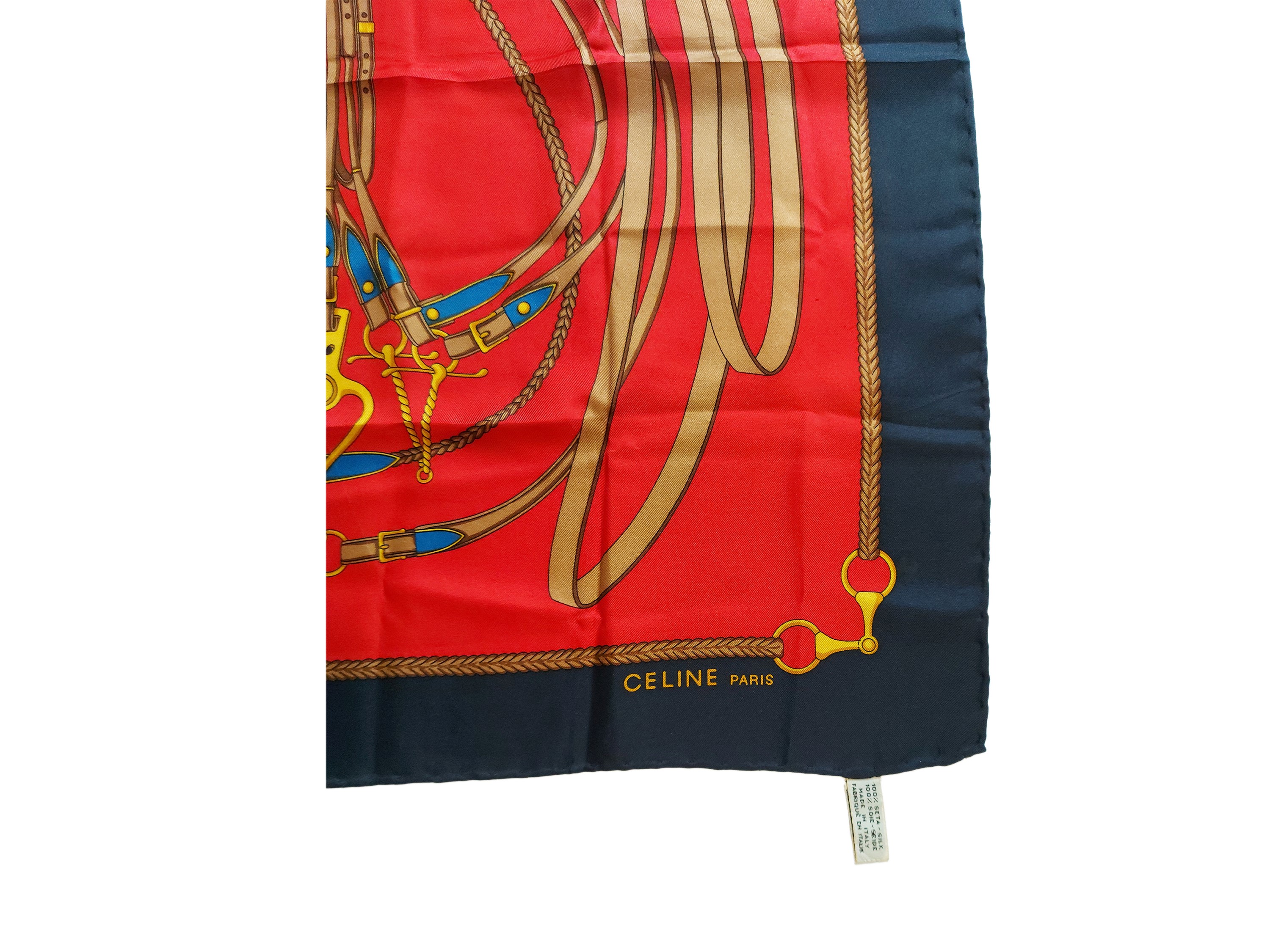 Céline, Foulard in seta con motivo di briglie