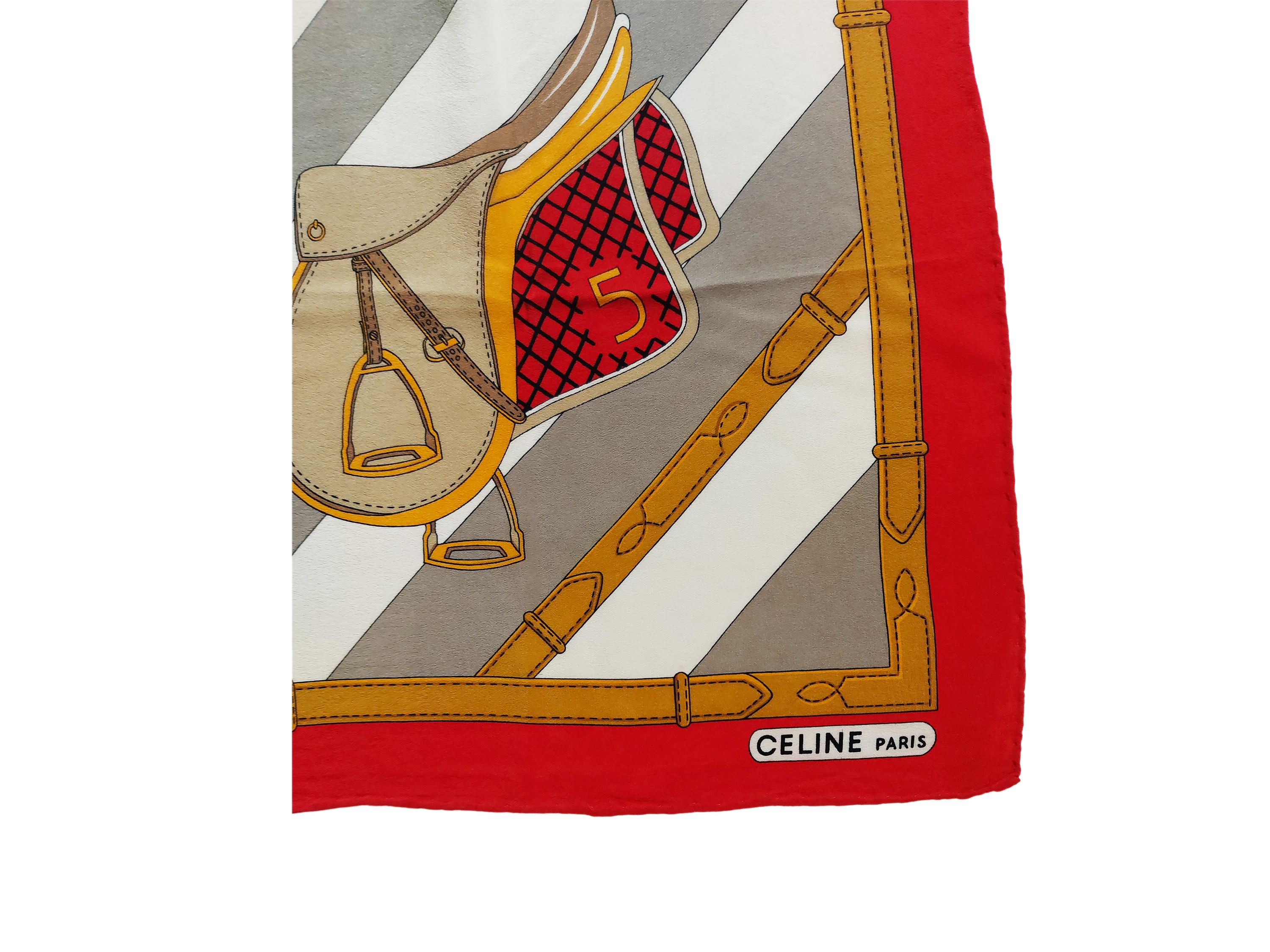 Céline, Foulard in seta con motivo equitazione