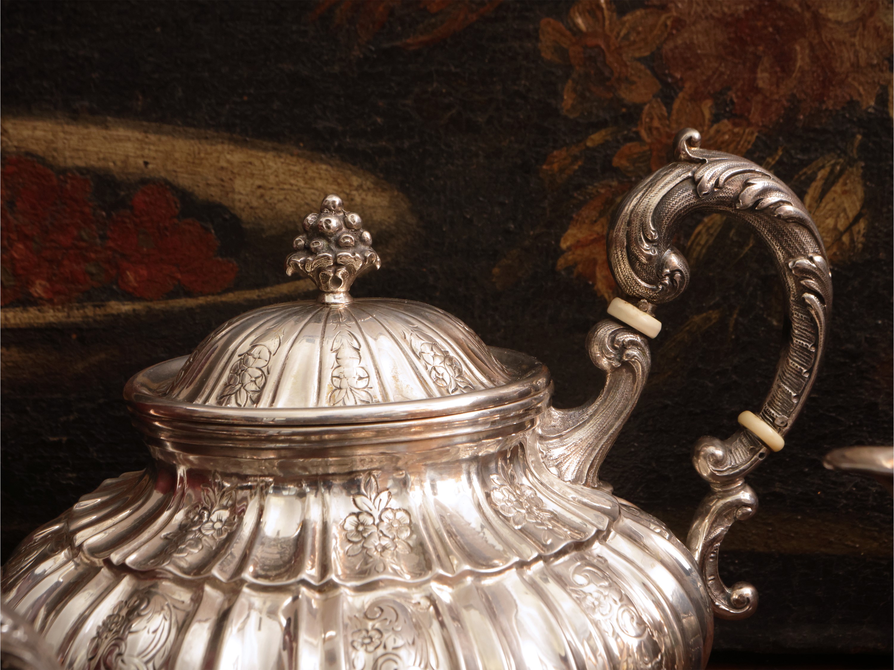 Servizio da tè in argento