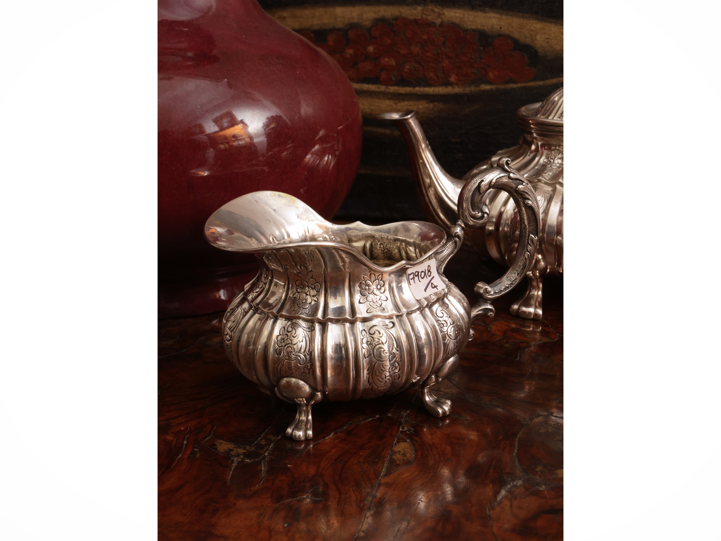 Servizio da tè in argento