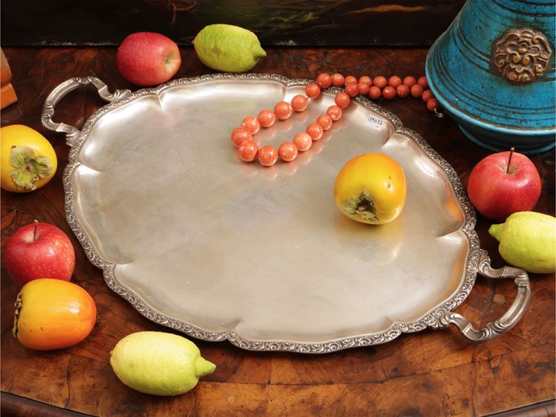 Guantiera in argento